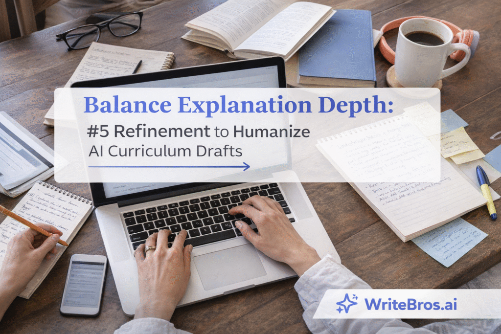 How to Humanize AI Curriculum Drafts