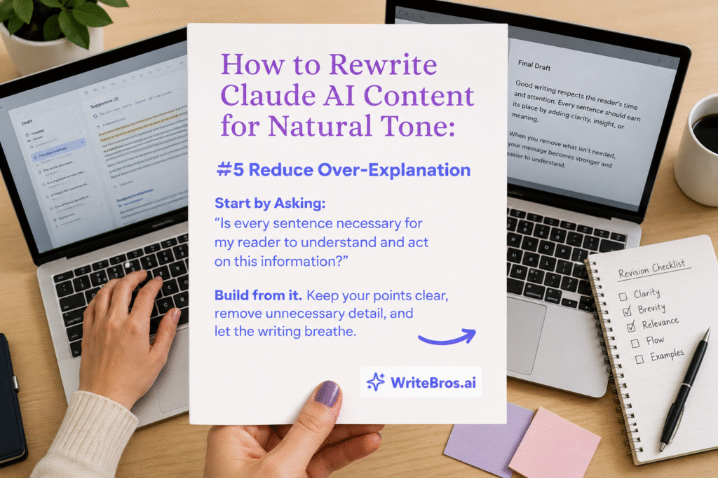 How to Rewrite Claude AI Content for Natural Tone