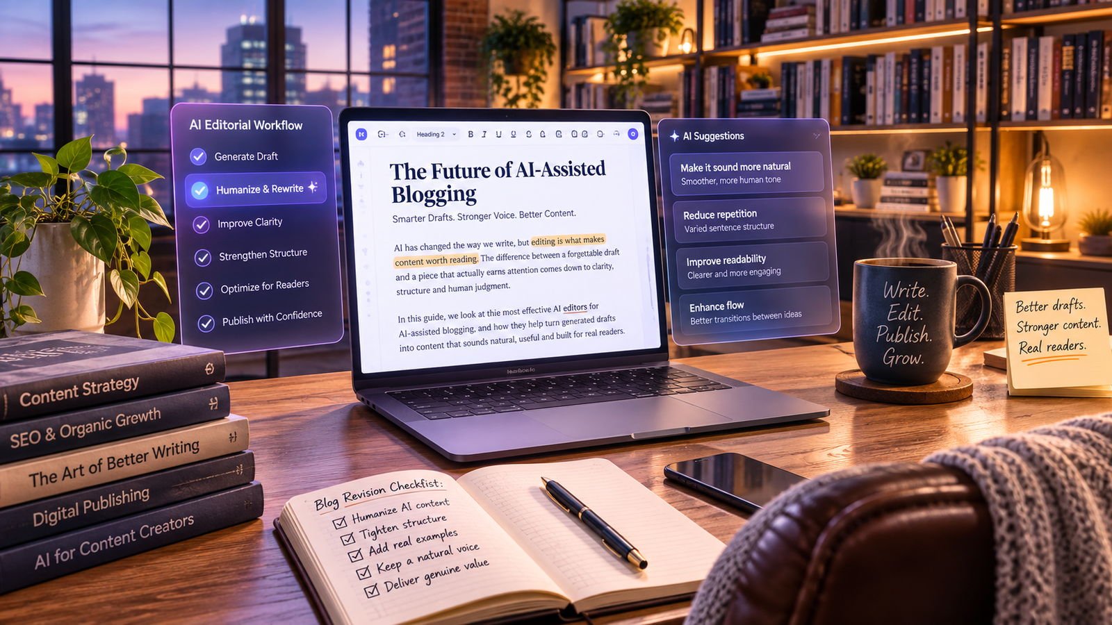 10 Most Effective AI Editors for AI-Assisted Blogging in 2026